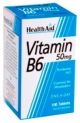 HealthAid Vitamin B6 (Pyridoxine HCl) 50mg 